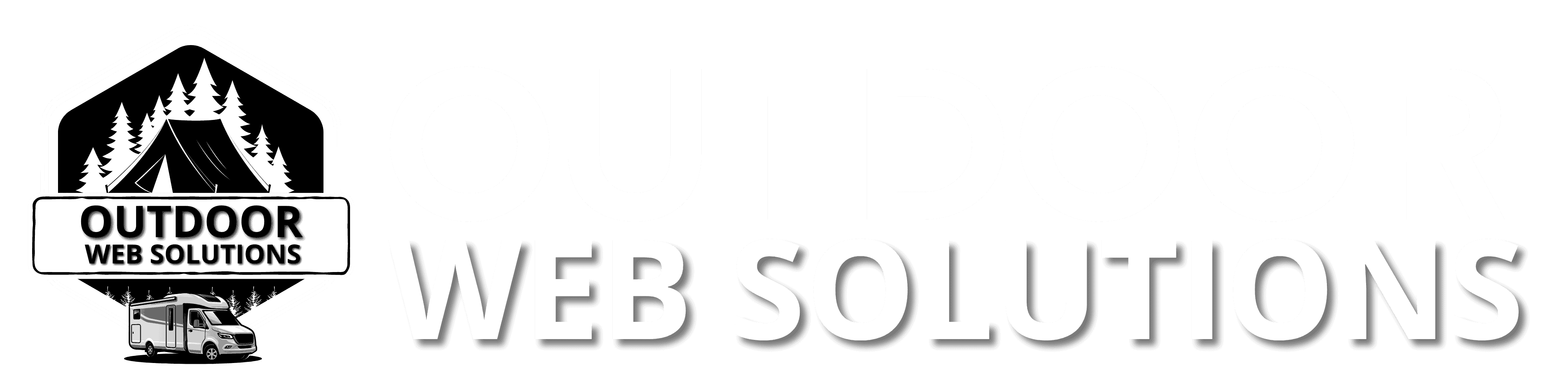 Outdoor Web Solutions Logo horizontal-dark